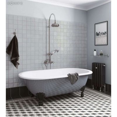 Carrelage mur effet zellige bejmat satiné bleu claire 10x10 cm MALLORCA BLUE