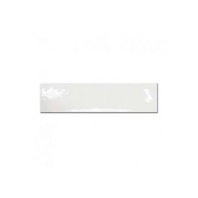 Carrelage mur effet zellige blanc 7,5x30 cm MASIA BLANCO