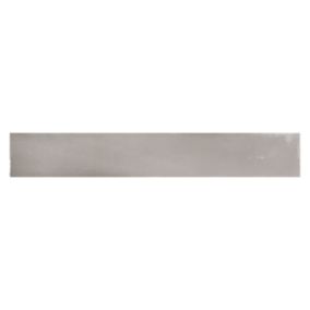 Carrelage mur effet zellige gris 6,5x40 cm  MANACOR MERCURY GREY(vendu par boite de 1m2)