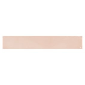 Carrelage mur effet zellige rose 6,5x40 cm  MANACOR BLUSH PINK(vendu par boite de 1m2)