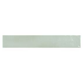 Carrelage mur effet zellige vert sage 6,5x40 cm  MANACOR MINT(vendu par boite de 1m2)