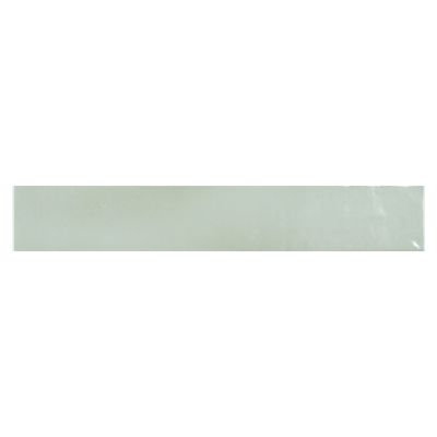 Carrelage mur effet zellige vert sage 6,5x40 cm MANACOR MINT