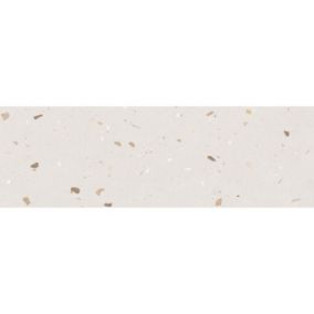 Carrelage mur faience effet terrazzo 32x99 cm Croccante Topping-R Avellana(vendu par boite de 1.27m2)