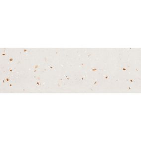 Carrelage mur faience effet terrazzo 32x99 cm Croccante Topping-R Nuez (vendu par boite de 1.27m2)