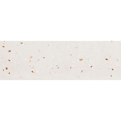 Carrelage mur faience effet terrazzo 32x99 cm Croccante Topping-R Nuez