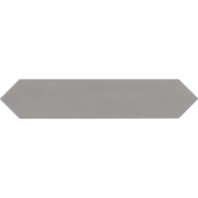 Carrelage mur faience forme navette 5x25 cm mate  LANSE GRAY (vendu par boite de 0.50m2)