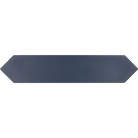 Carrelage mur faience forme navette 5x25 cm mate LANSE NAVY(vendu par boite de 0.50m2)