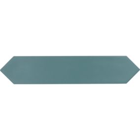 Carrelage mur faience forme navette 5x25 cm mate  LANSE VIRIDIAN (vendu par boite de 0.50m2)