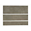 Carrelage mur gris effet pierre 20 x 60 cm Amorosi lead (vendu au carton)
