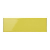 Carrelage mur jaune sun 10 x 30 cm Glossy