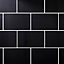 Carrelage mur noir 25 x 40 cm Salerna