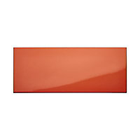 Carrelage mur orange kumquat effet pierre 20 x 50 cm Mina (vendu au carton)