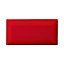 Carrelage mur rouge 7,5 x 15 cm Metro (vendu au carton)