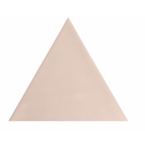 Carrelage mur trianguaire effet zellige rose 13,2x11,4 cm 3LATI ROSA