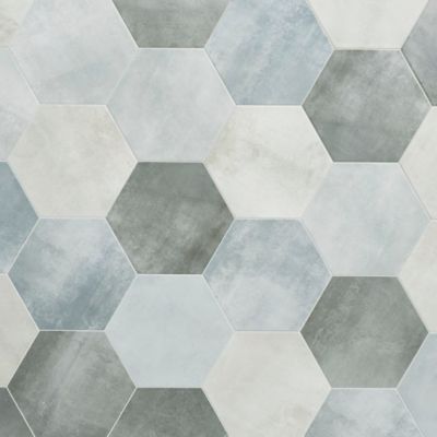 Carrelage mural anthracite 23,2x26,7cm Klay