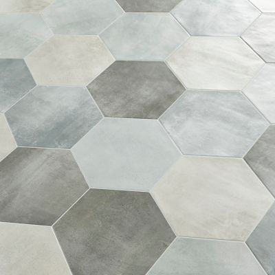 Carrelage mural anthracite 23,2x26,7cm Klay