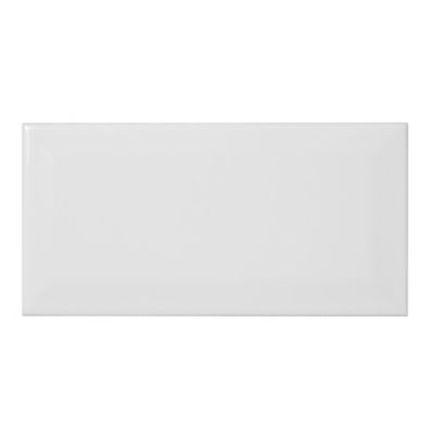 Carrelage mural blanc 10x20cm Trentie