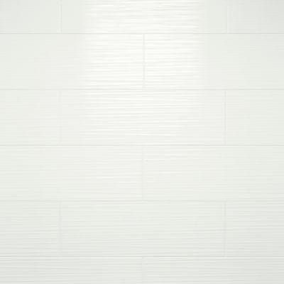 Carrelage mural blanc 20x60cm Plain brillant