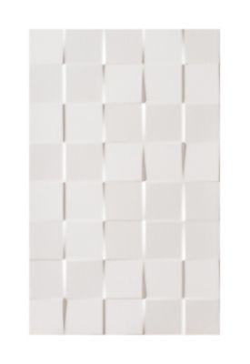 Carrelage mural blanc cassé 25x40cm Alexandrina décor 3D