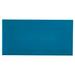 Carrelage mural bleu 10x20cm Trentie