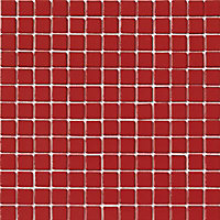Carrelage mural emaux rouge Lisos 33 x 33 cm