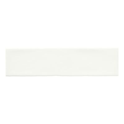 Carrelage mural intérieur blanc brillant effet carreaux anciens L.30,1 x l.7,5 cm x ép.8,5 mm, Vernisse