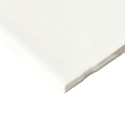 Carrelage mural intérieur blanc brillant effet carreaux anciens L.30,1 x l.7,5 cm x ép.8,5 mm, Vernisse