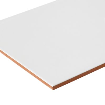 Carrelage mural intérieur blanc mat L.60 x l.30 cm x ép.8,5 mm, Perouso