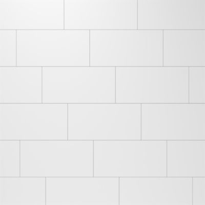 Carrelage mural intérieur blanc mat L.60 x l.30 cm x ép.8,5 mm, Perouso