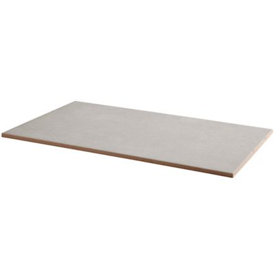 Carrelage mural intérieur effet béton gris clair mat L.40 x l.25 cm x ép.8,8 mm, Cimenti