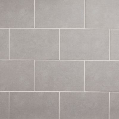 Carrelage mural intérieur effet béton gris clair mat L.40 x l.25 cm x ép.8,8 mm, Cimenti