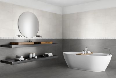 carrelage mural morse listel gris 25 5 x 40 5 cm castorama