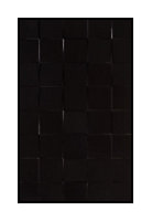 Carrelage mural noir 25x40cm Alexandrina décor 3D