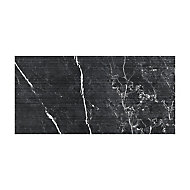 Carrelage mural noir 37x75cm Ultimate marble