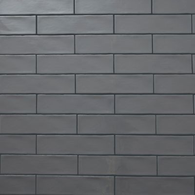 Carrelage mural Vernisse 30,1 x 7,5 cm gris foncé