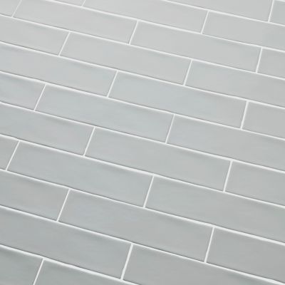 Carrelage mural Vernisse 7,5x30 cm gris clair