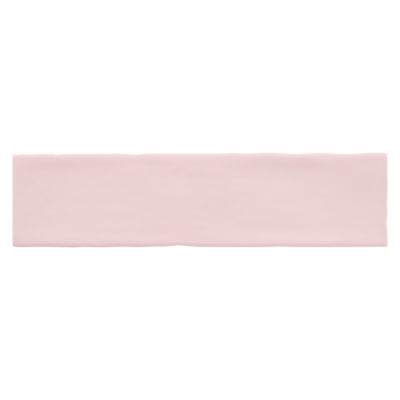 Carrelage mural Vernisse 7,5x30 cm rose