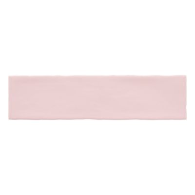 Carrelage mural Vernisse 7,5x30 cm rose