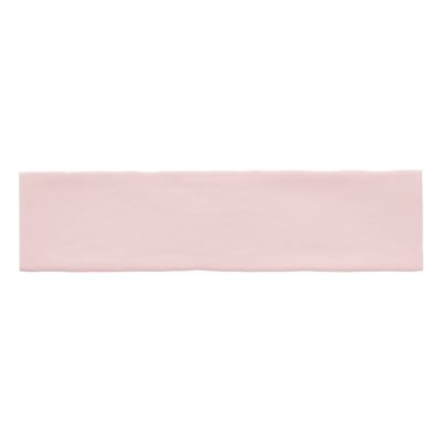 Carrelage mural Vernisse 7,5x30 cm rose