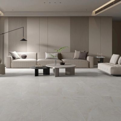 CARRELAGE PETROS CREAM EFFET PIERRE 120X60
