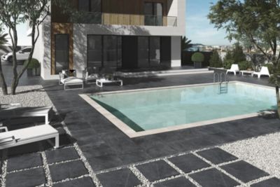 Carrelage Slaterock 2cm Bone - ADZ 90 x 60cm  ( vendu par boite de  1,07 m² )