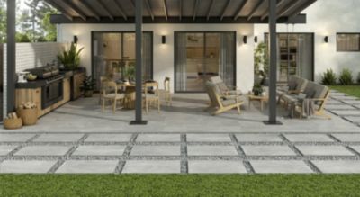 Carrelage Slaterock 2cm Bone - ADZ 90 x 60cm  ( vendu par boite de  1,07 m² )