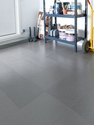 Carrelage Sol Anthracite 33 X 33 Cm Porphyre Castorama