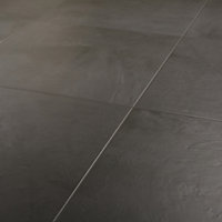 Carrelage sol anthracite 60 x 60 cm Floated