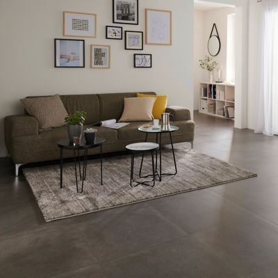 Carrelage sol anthracite 60 x 60 cm Kontainer