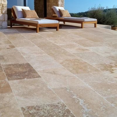 Carrelage sol Antique Travertin 40,6 x 61 cm