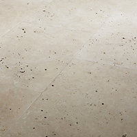Carrelage sol beige 40 x 60 cm Travertino pierre naturelle