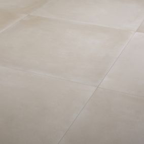 Carrelage sol beige 60 x 60 cm Smooth