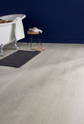 Carrelage sol blanc 20 x 80 cm Pine Wood
