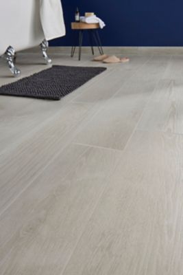 Carrelage sol blanc 20 x 80 cm Pine Wood